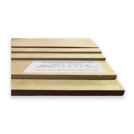 Contreplaqué Bouleau Aviation 37.5 X 75 cm Contreplaqué Bouleau Aviation 37.5 X 75 cm